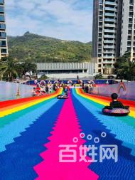 抖音上的“爆红”七彩旱雪滑道带你体验刺激体验