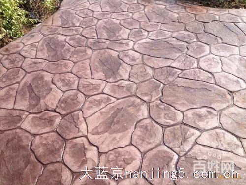 压花地面材料_路面压模地坪_报价咨询南京拓彩地坪