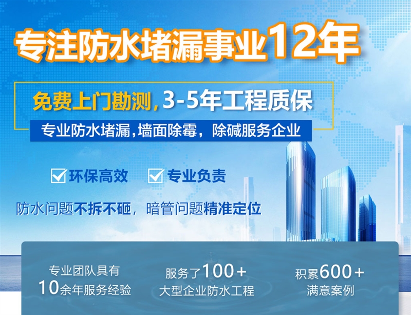 镇江外墙渗水维修